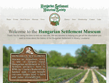 Tablet Screenshot of hungarianmuseum.com